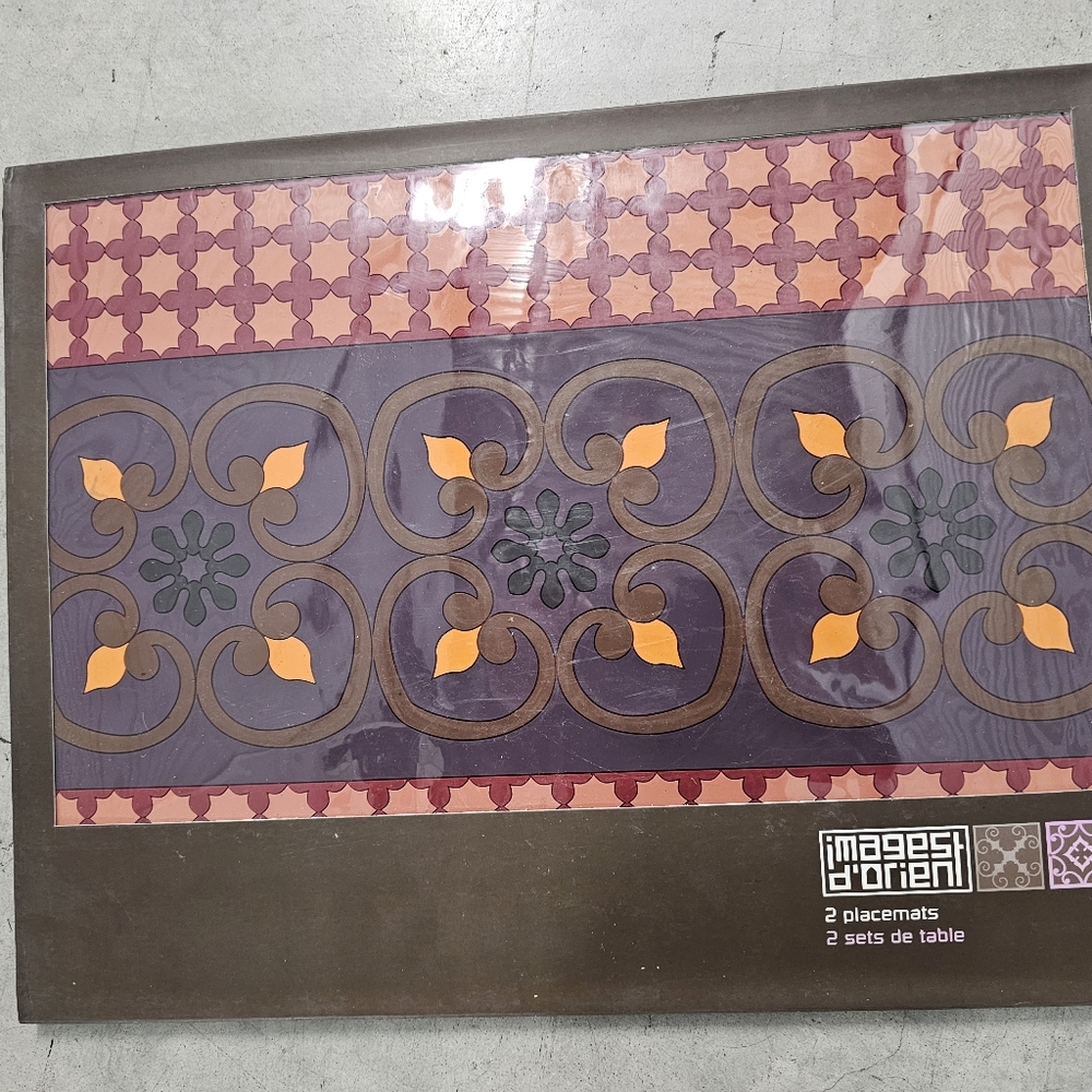 eusamex Images d'Orient Placemats – 2 Pcs 42 x 33cm 16.5 x 13"